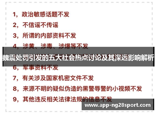 魏震处罚引发的五大社会热点讨论及其深远影响解析